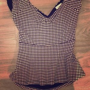 Black and white anthro top!